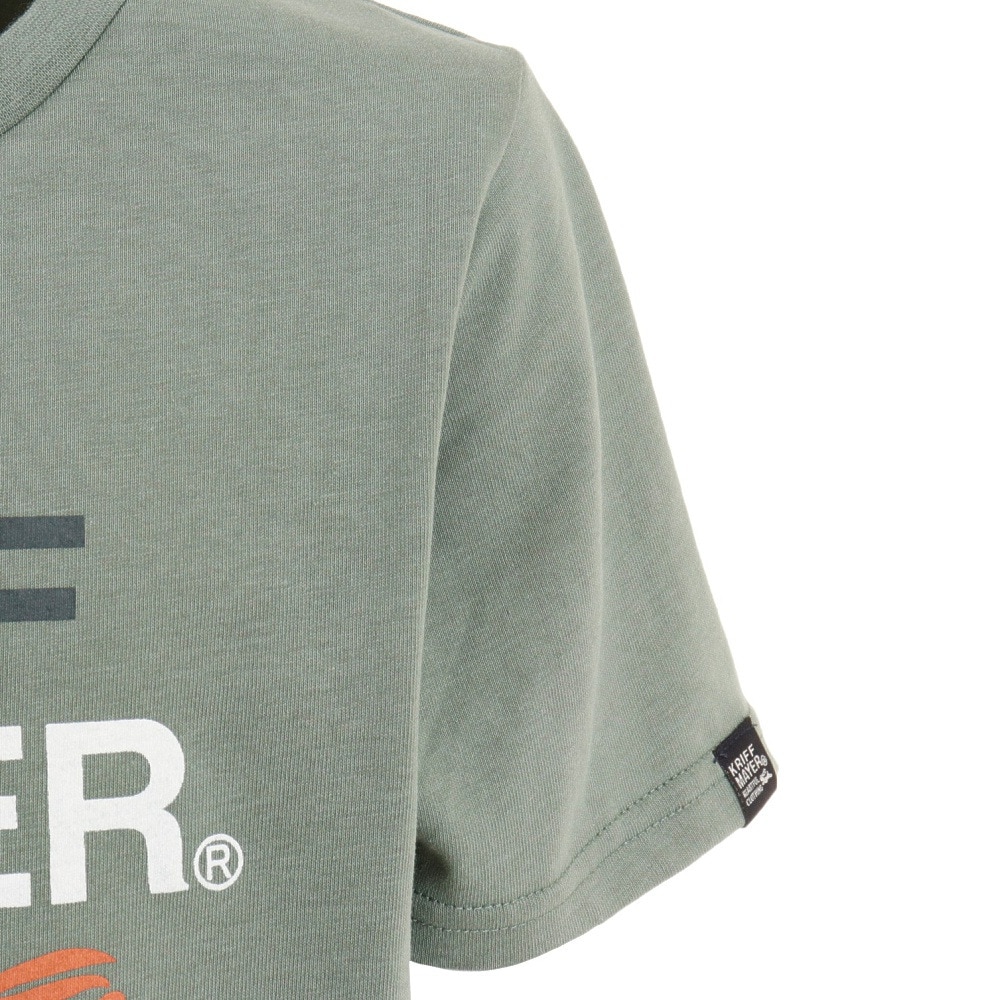 クリフメイヤー（KRIFF MAYER）（キッズ）3カラーロゴ半袖Tシャツ 2147822K-65:GREEN
