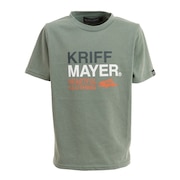 クリフメイヤー（KRIFF MAYER）（キッズ）3カラーロゴ半袖Tシャツ 2147822K-65:GREEN