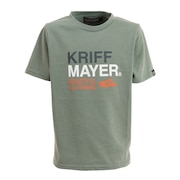 クリフメイヤー（KRIFF MAYER）（キッズ）3カラーロゴ半袖Tシャツ 2147822K-65:GREEN