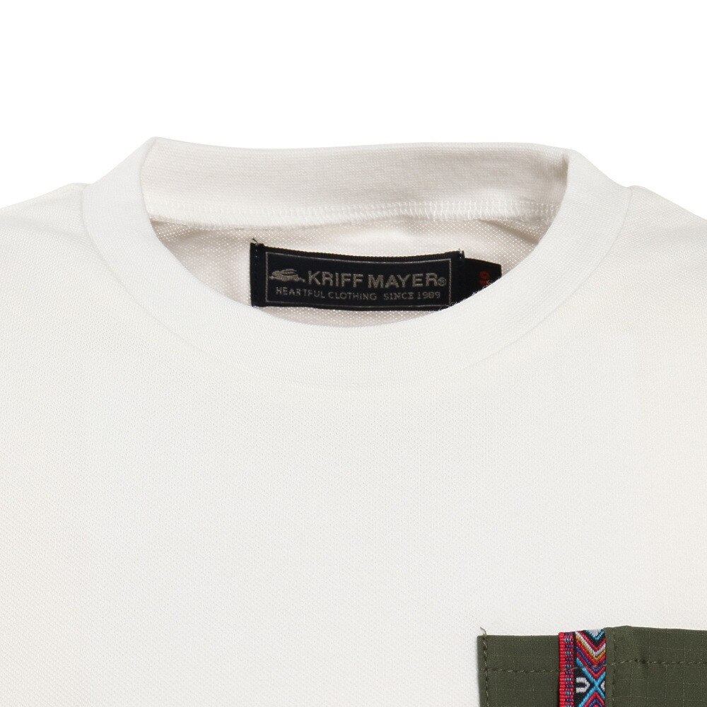 クリフメイヤー（KRIFF MAYER）（キッズ）さらのびポケTシャツ 2147828K-5 OFF