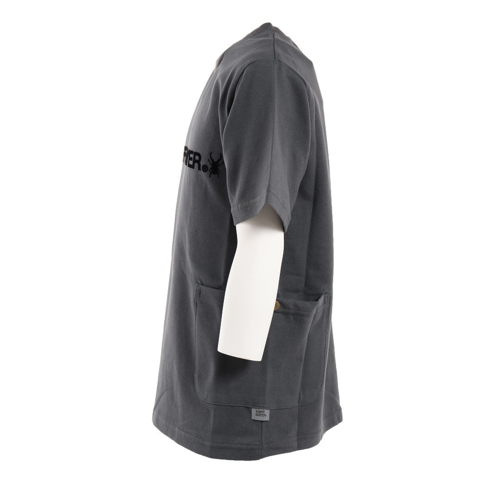 クリフメイヤー（KRIFF MAYER）（キッズ）さらのびカブクワTシャツ 2147829K-17 CHARCOAL