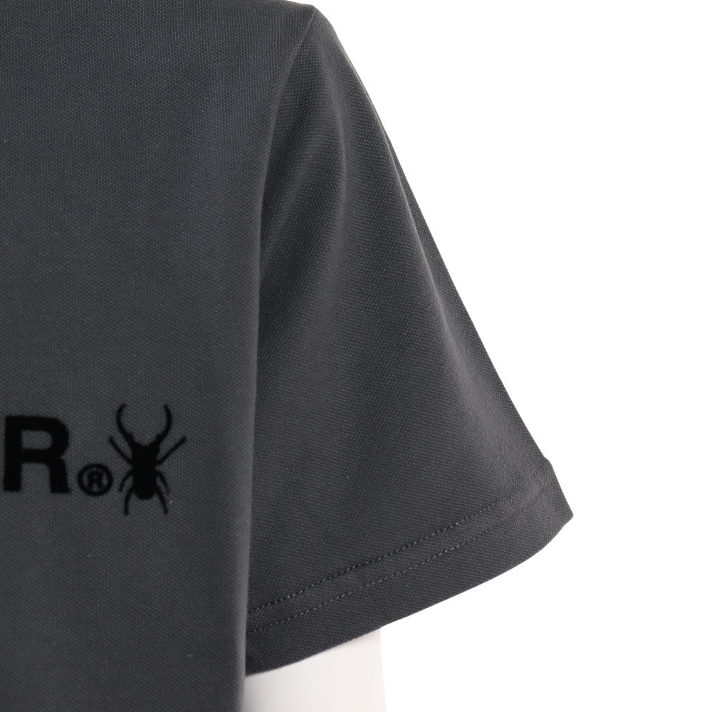クリフメイヤー（KRIFF MAYER）（キッズ）さらのびカブクワTシャツ 2147829K-17 CHARCOAL