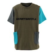 クリフメイヤー（KRIFF MAYER）（キッズ）さらのびカブクワTシャツ 2147829K-90 MULTI-COL