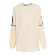 (キッズ)長袖Tシャツ ロンT シャリ天ラインロンTシャツ 2237830K-5:OFF ホワイト 春 トップス 120 130 140 150
