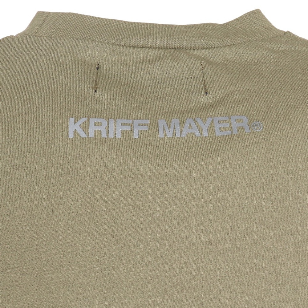 クリフメイヤー（KRIFF MAYER）（キッズ）長袖Tシャツ ロンT シャリ天ラインロンTシャツ 2237830K-68:OLIVE オリーブ 春 トップス 120 130 140 150