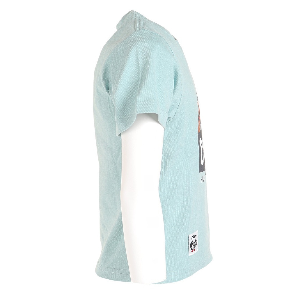 チャムス（CHUMS）（キッズ）高耐久 ヘビー ウェイト コットン リバーガイドブービーTシャツ CH21-1259-A002 ライトブルー