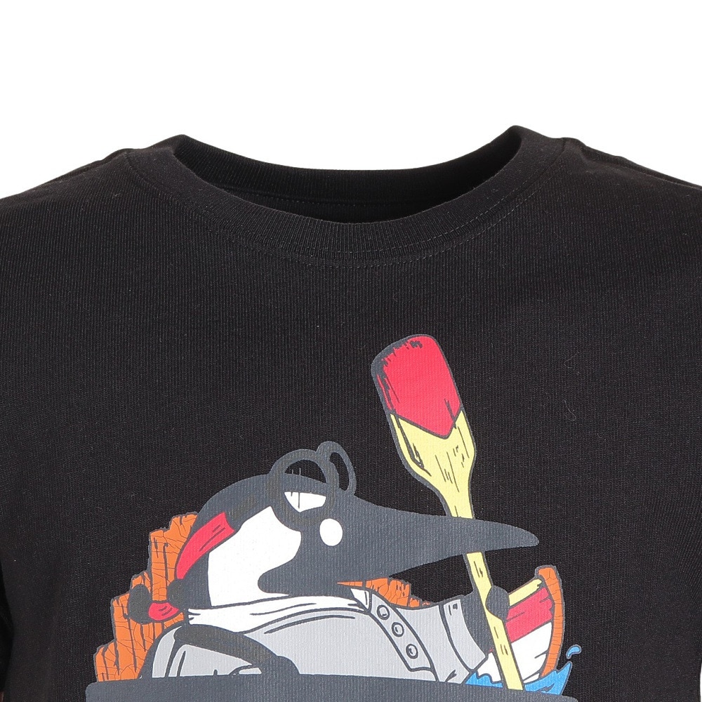 チャムス（CHUMS）（キッズ）高耐久 ヘビー ウェイト コットン リバーガイドブービーTシャツ CH21-1259-K001 ブラック