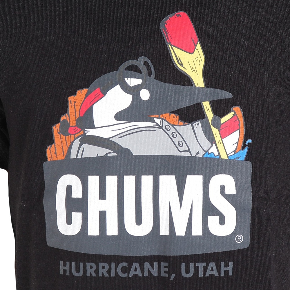 チャムス（CHUMS）（キッズ）高耐久 ヘビー ウェイト コットン リバーガイドブービーTシャツ CH21-1259-K001 ブラック