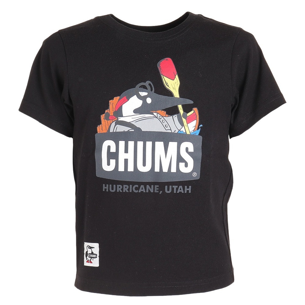 チャムス（CHUMS）（キッズ）高耐久 ヘビー ウェイト コットン リバーガイドブービーTシャツ CH21-1259-K001 ブラック
