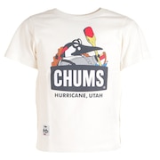 チャムス（CHUMS）（キッズ）ジュニア 半袖Tシャツ リバーガイドブービーTシャツ CH21-1259-W001 ホワイト