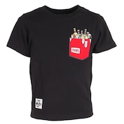 チャムス（CHUMS）（キッズ）ジュニア 半袖Tシャツ HWYCスチールクーラーポケットTシャツ CH21-1260-K001 ブラック