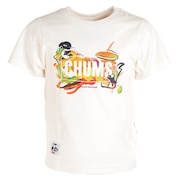 チャムス（CHUMS）（キッズ）ジュニア 半袖Tシャツ ビッグバーガーTシャツ CH21-1261-W001