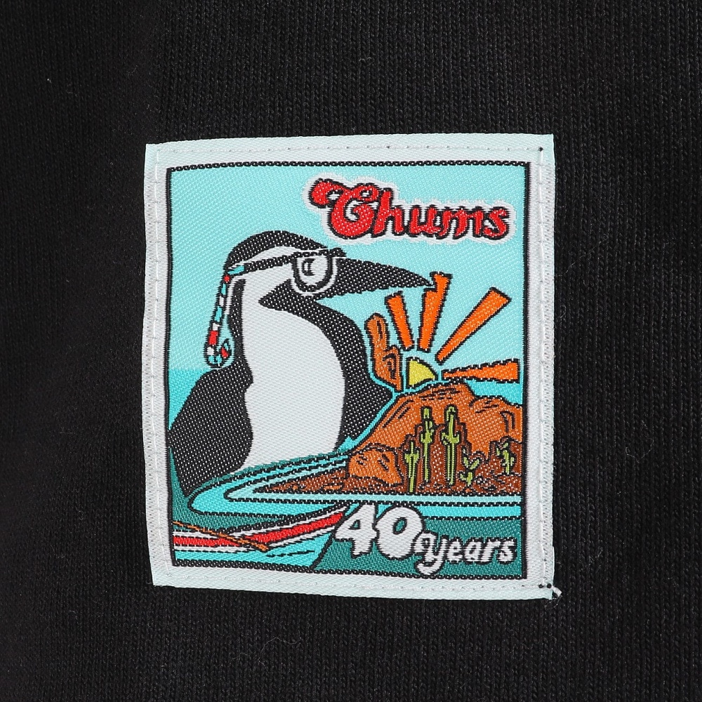 チャムス（CHUMS）（キッズ）ジュニア 半袖Tシャツ 40イヤーズTシャツ CH21-1276-K001 ブラック