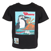 (キッズ)ジュニア 半袖Tシャツ 40イヤーズTシャツ CH21-1276-K001 ブラック