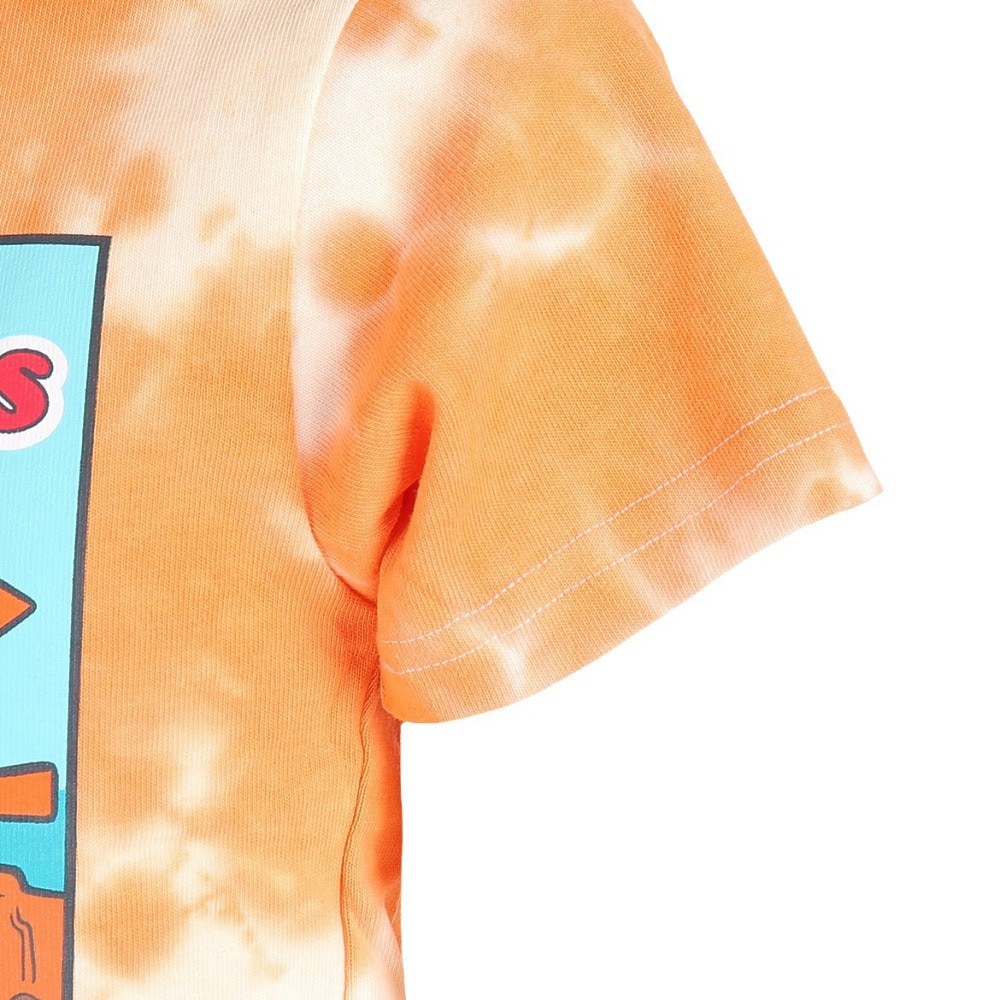 チャムス（CHUMS）（キッズ）ジュニア 半袖Tシャツ 40イヤーズTシャツ CH21-1276-Z266 オレンジ