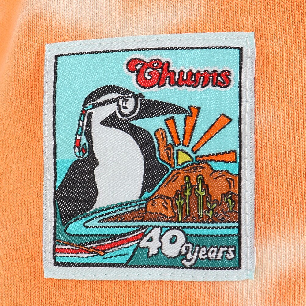 チャムス（CHUMS）（キッズ）ジュニア 半袖Tシャツ 40イヤーズTシャツ CH21-1276-Z266 オレンジ