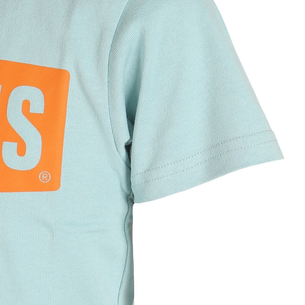 チャムス（CHUMS）（キッズ）ジュニア 半袖ロゴTシャツ CH21-1280-A002 ライトブルー