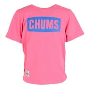 チャムス（CHUMS）（キッズ）ジュニア 半袖ロゴTシャツ CH21-1280-R114 ピンク
