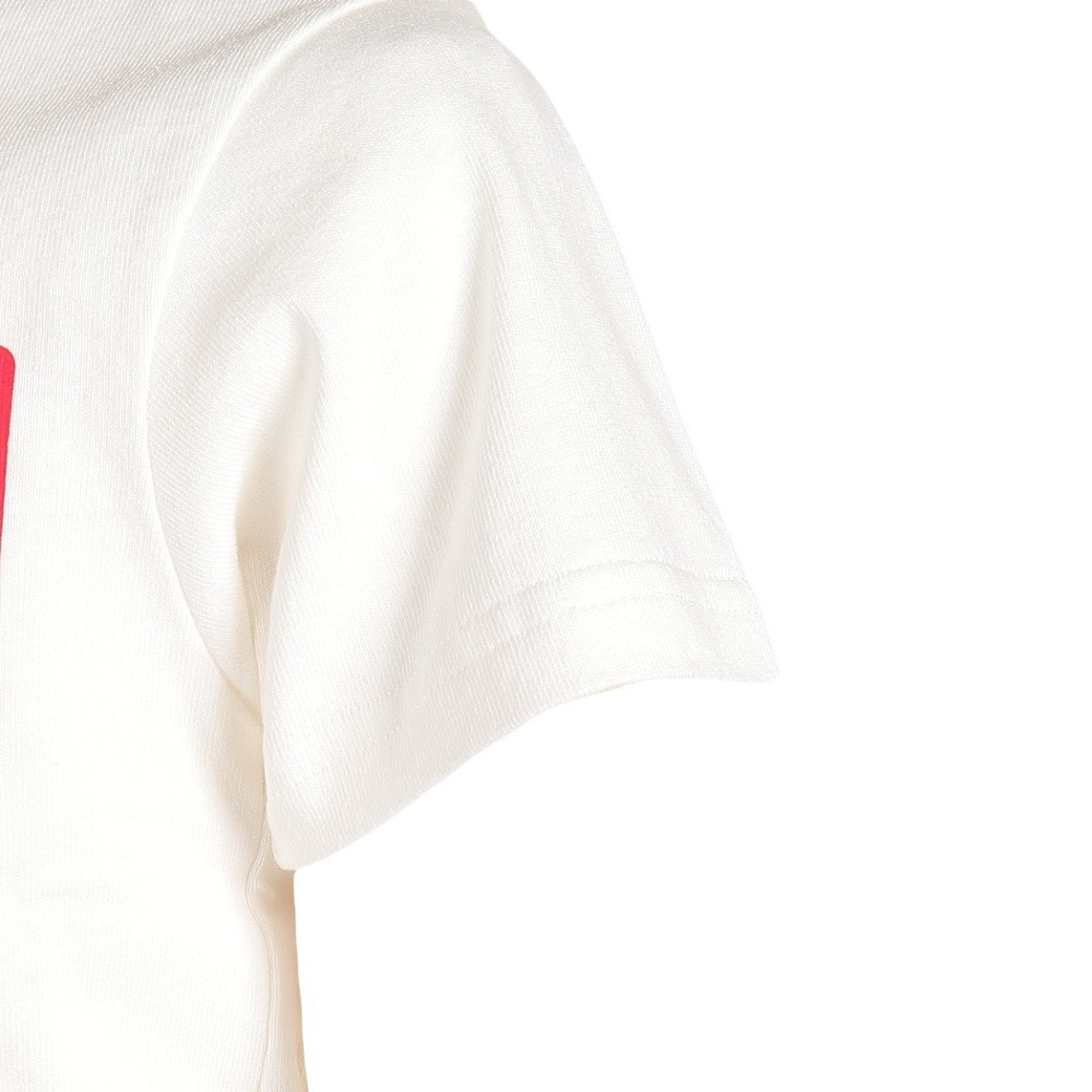 チャムス（CHUMS）（キッズ）ジュニア 半袖ロゴTシャツ CH21-1280-W014 ホワイト×レッド