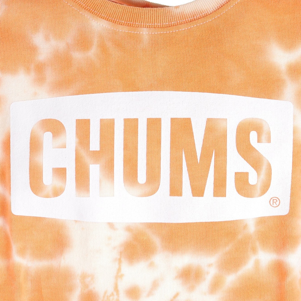 チャムス（CHUMS）（キッズ）ジュニア 半袖ロゴTシャツ CH21-1280-Z266 オレンジ