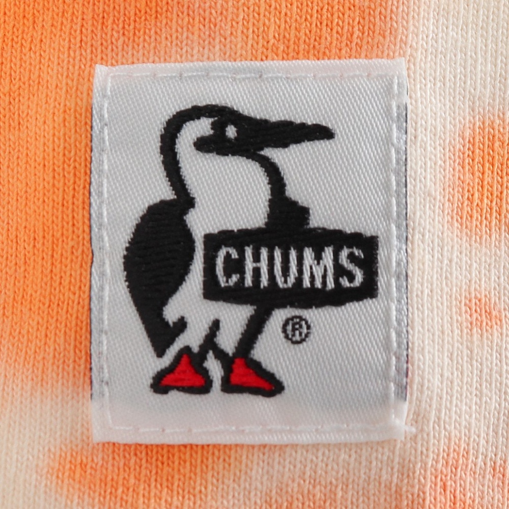 チャムス（CHUMS）（キッズ）ジュニア 半袖ロゴTシャツ CH21-1280-Z266 オレンジ
