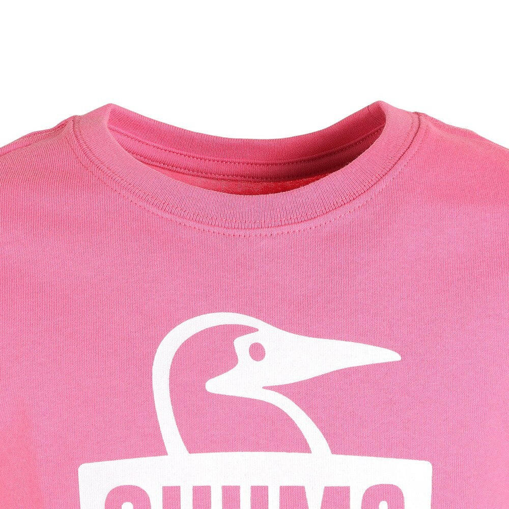 チャムス（CHUMS）（キッズ）ジュニア 半袖Tシャツ ブービーフェイスTシャツ CH21-1281-R114 ピンク