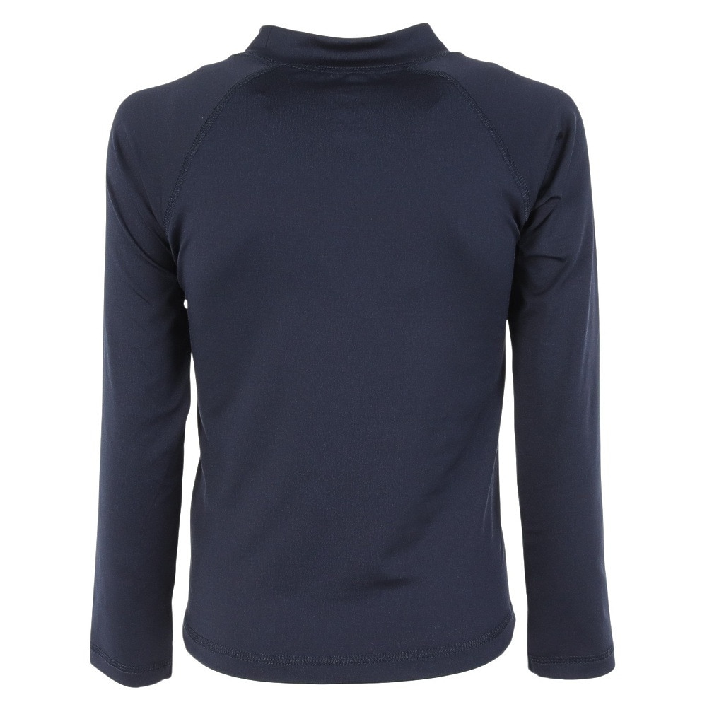 チャムス（CHUMS）（キッズ）ラッシュガード キッズスプラッシュブービーフェイスロングスリーブTシャツ CH21-1285-N034 ネイビー