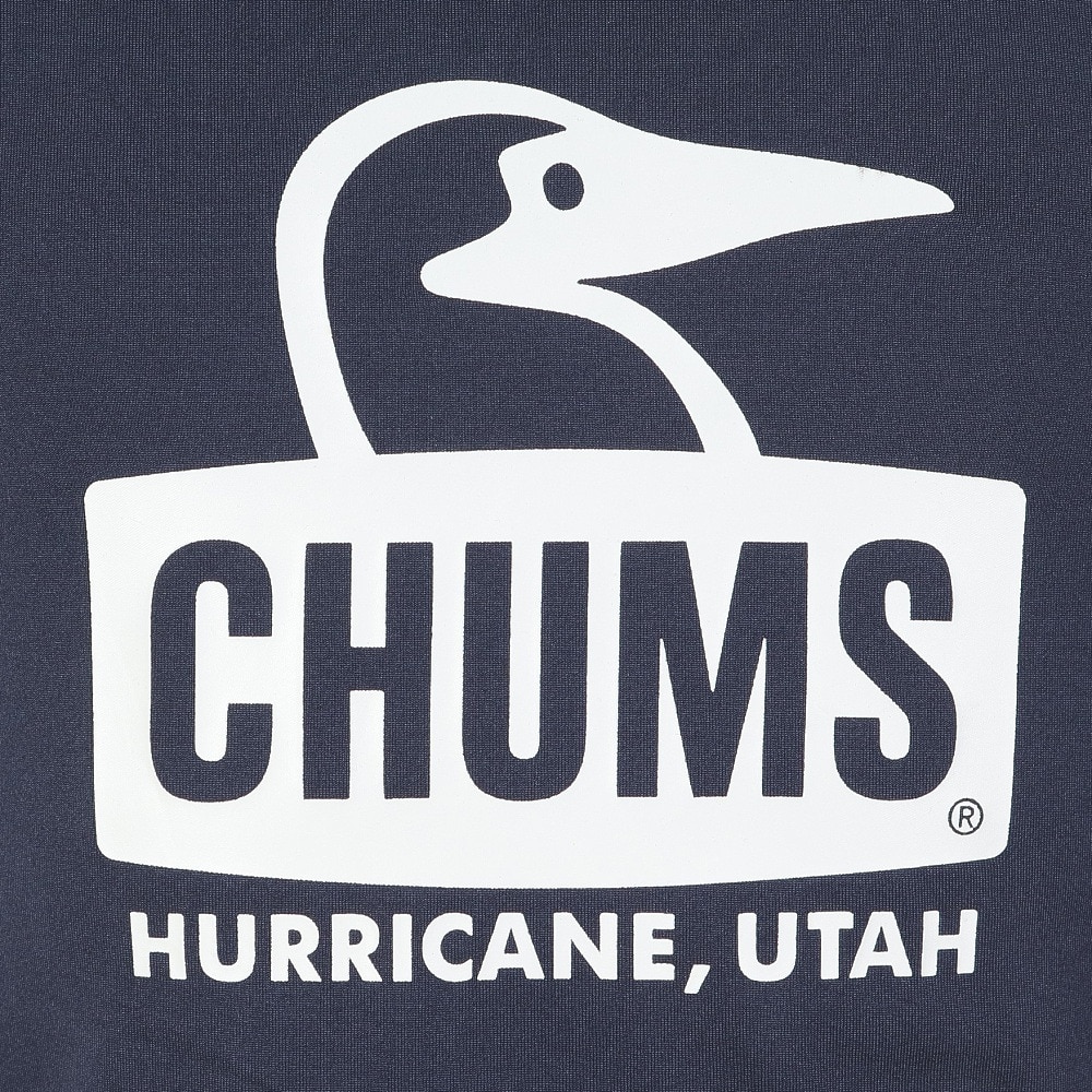 チャムス（CHUMS）（キッズ）ラッシュガード キッズスプラッシュブービーフェイスロングスリーブTシャツ CH21-1285-N034 ネイビー