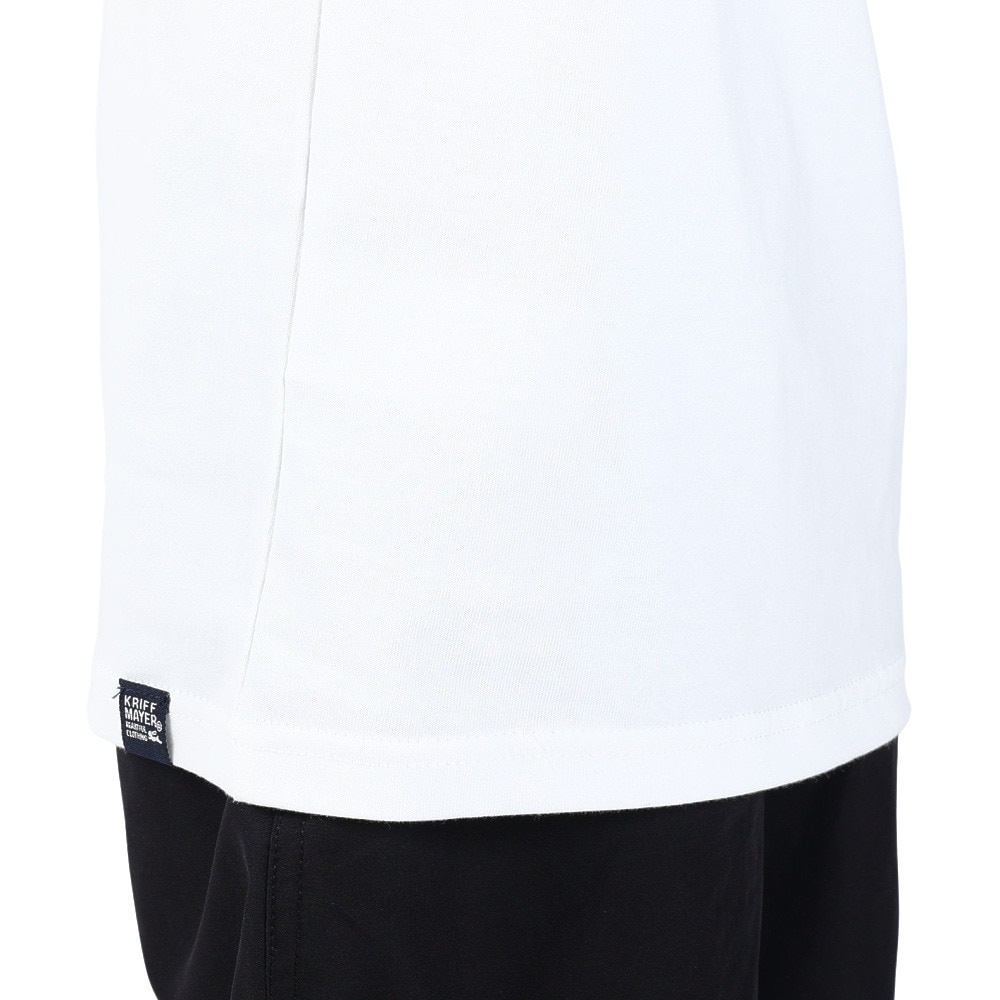 クリフメイヤー（KRIFF MAYER）（キッズ）ジュニア 半袖Tシャツ キャンプラビット半袖Tシャツ 2247827K-5:OFF ホワイト バックプリント