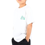 (キッズ)ジュニア 半袖Tシャツ キャンプラビット半袖Tシャツ 2247827K-5:OFF ホワイト バックプリント