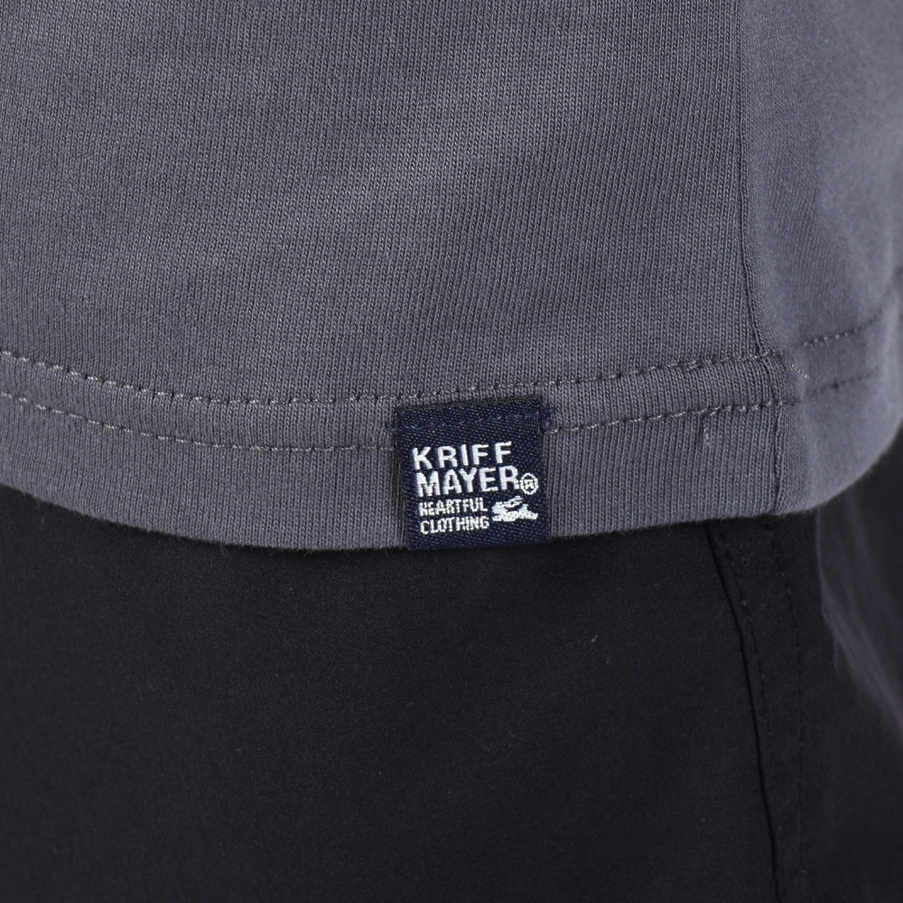 クリフメイヤー（KRIFF MAYER）（キッズ）ジュニア 半袖Tシャツ ラビットロゴ半袖Tシャツ 2247828K-17:CHARCOAL チャコールグレー