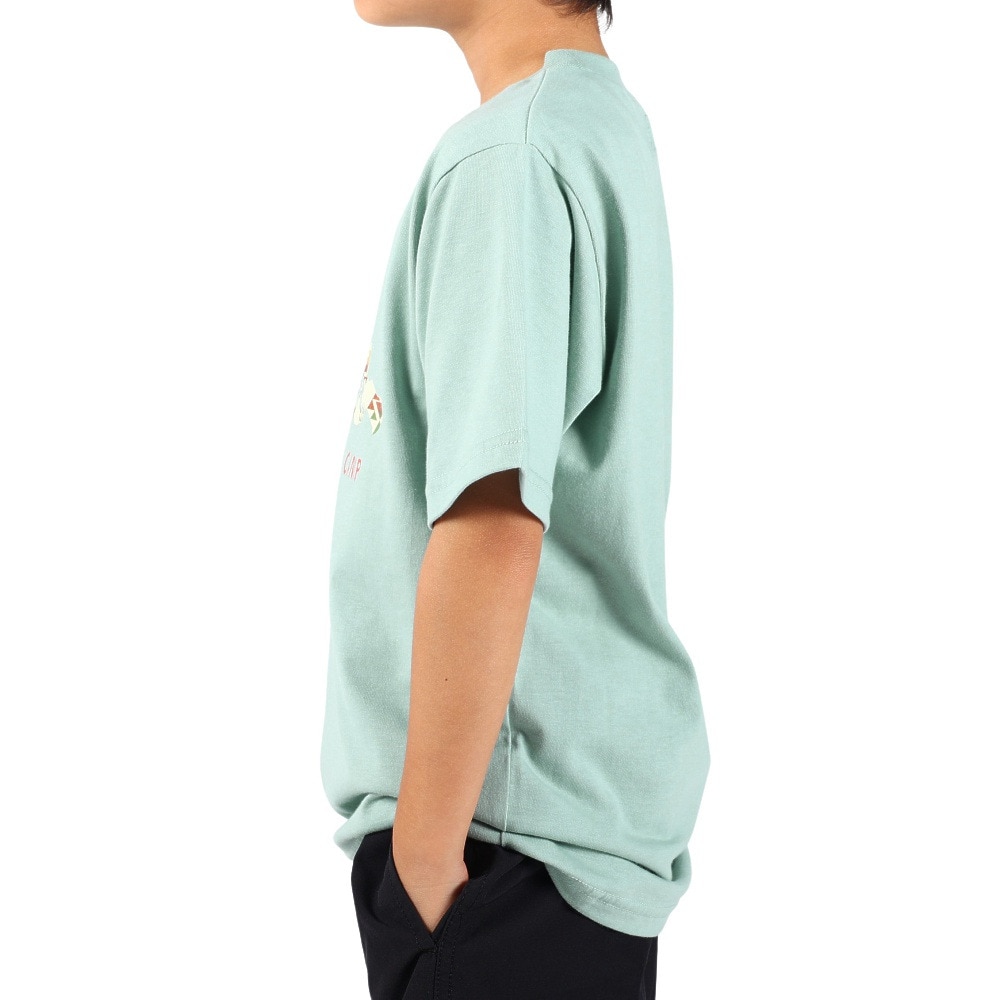 クリフメイヤー（KRIFF MAYER）（キッズ）ジュニア 半袖Tシャツ ラビットロゴTシャツ 2247828K-70:SAX サックス