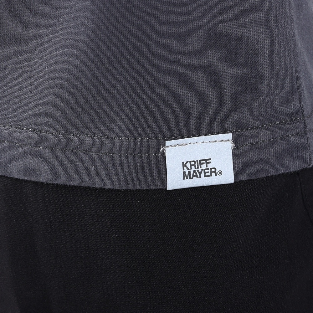 クリフメイヤー（KRIFF MAYER）（キッズ）ジュニア 半袖Tシャツ アニマルT クマ&犬 2247837K-17:CHARCOAL チャコールグレー