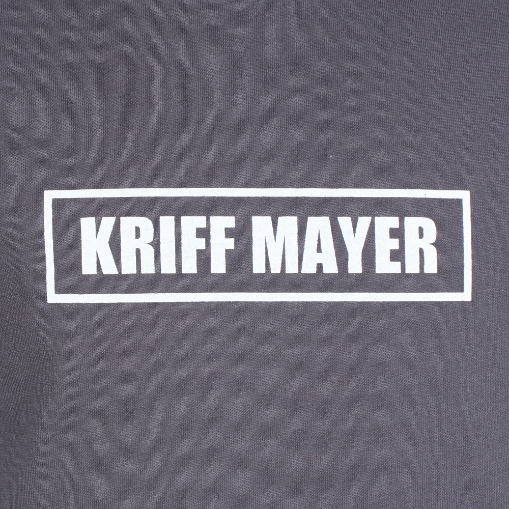 クリフメイヤー（KRIFF MAYER）（キッズ）ジュニア 半袖Tシャツ 楽LUCK-TEE 肩切替 2249302K-17:CHARCOAL チャコールグレー