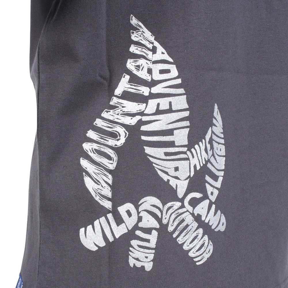 クリフメイヤー（KRIFF MAYER）（キッズ）ジュニア 半袖Tシャツ 楽LUCK-TEE 肩切替 2249302K-17:CHARCOAL チャコールグレー