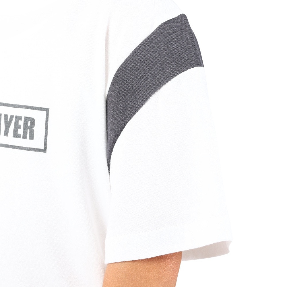 クリフメイヤー（KRIFF MAYER）（キッズ）ジュニア 半袖Tシャツ 楽LUCK-TEE 肩切替 2249302K-5:OFF ホワイト