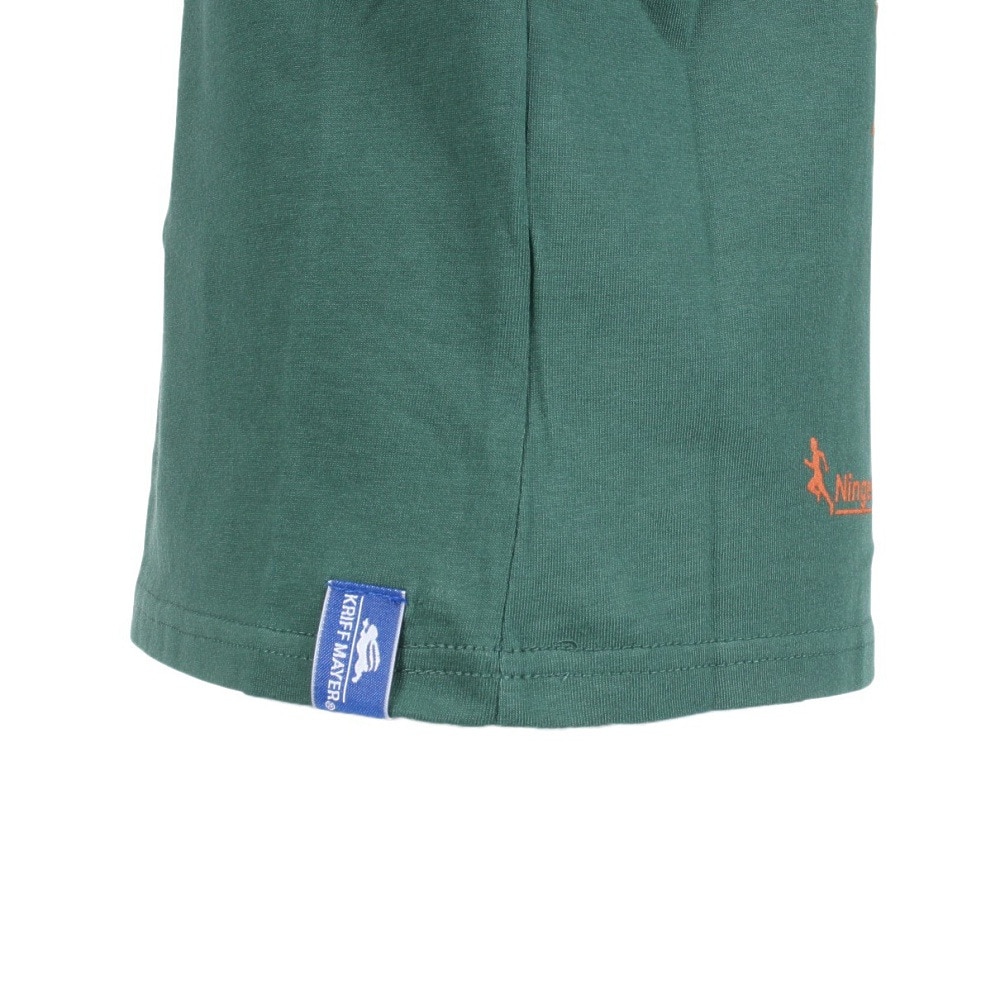 クリフメイヤー（KRIFF MAYER）（キッズ）ジュニア 半袖Tシャツ 楽LUCK-TEE 恐竜 2249303K-65:GREEN グリーン