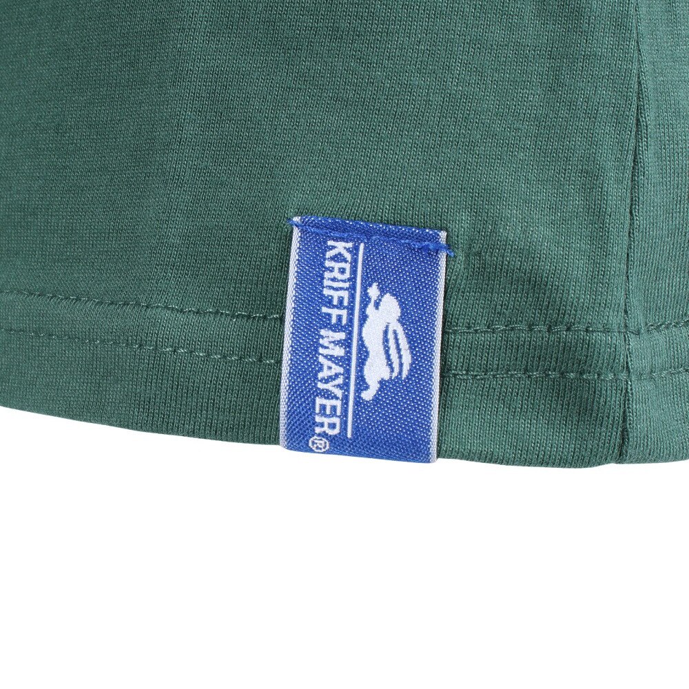 クリフメイヤー（KRIFF MAYER）（キッズ）ジュニア 半袖Tシャツ 楽LUCK-TEE 恐竜 2249303K-65:GREEN グリーン