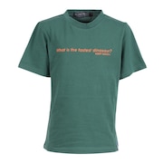 クリフメイヤー（KRIFF MAYER）（キッズ）ジュニア 半袖Tシャツ 楽LUCK-TEE 恐竜 2249303K-65:GREEN グリーン