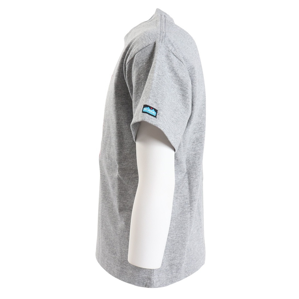 カブー（KAVU）（キッズ）ジュニア 半袖Tシャツ アップルTシャツ 19821871 H/GR グレー