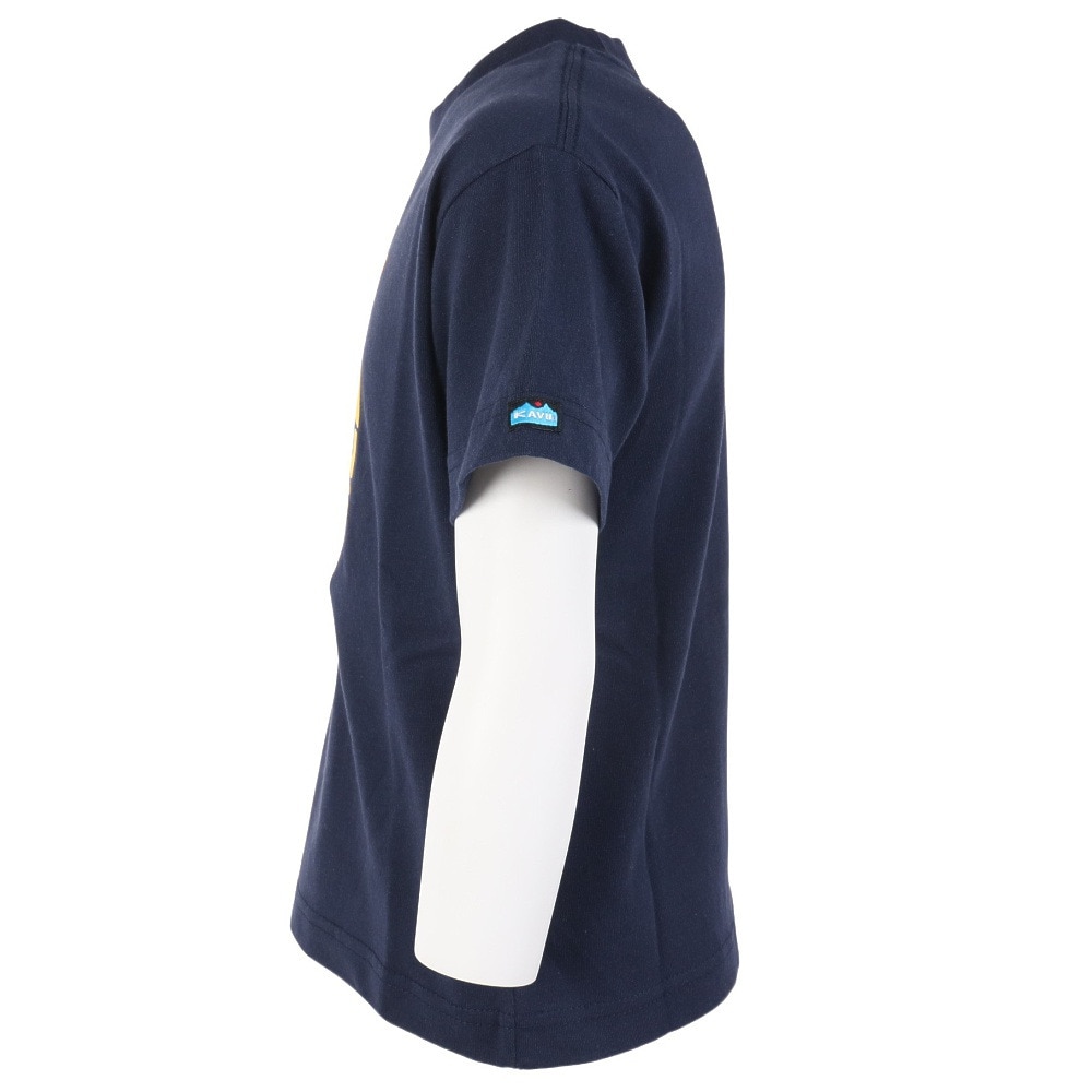 カブー（KAVU）（キッズ）ジュニア 半袖Tシャツ アップルTシャツ 19821871 NVY ネイビー