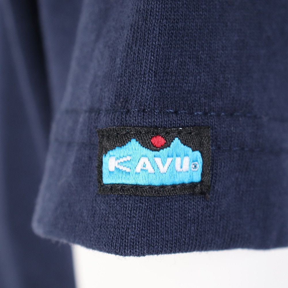 カブー（KAVU）（キッズ）ジュニア 半袖Tシャツ アップルTシャツ 19821871 NVY ネイビー