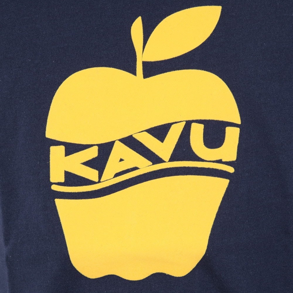 カブー（KAVU）（キッズ）ジュニア 半袖Tシャツ アップルTシャツ 19821871 NVY ネイビー