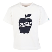 カブー（KAVU）（キッズ）ジュニア 半袖Tシャツ アップルTシャツ 19821871 WHT ホワイト