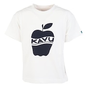 (キッズ)ジュニア 半袖Tシャツ アップルTシャツ 19821871 WHT ホワイト