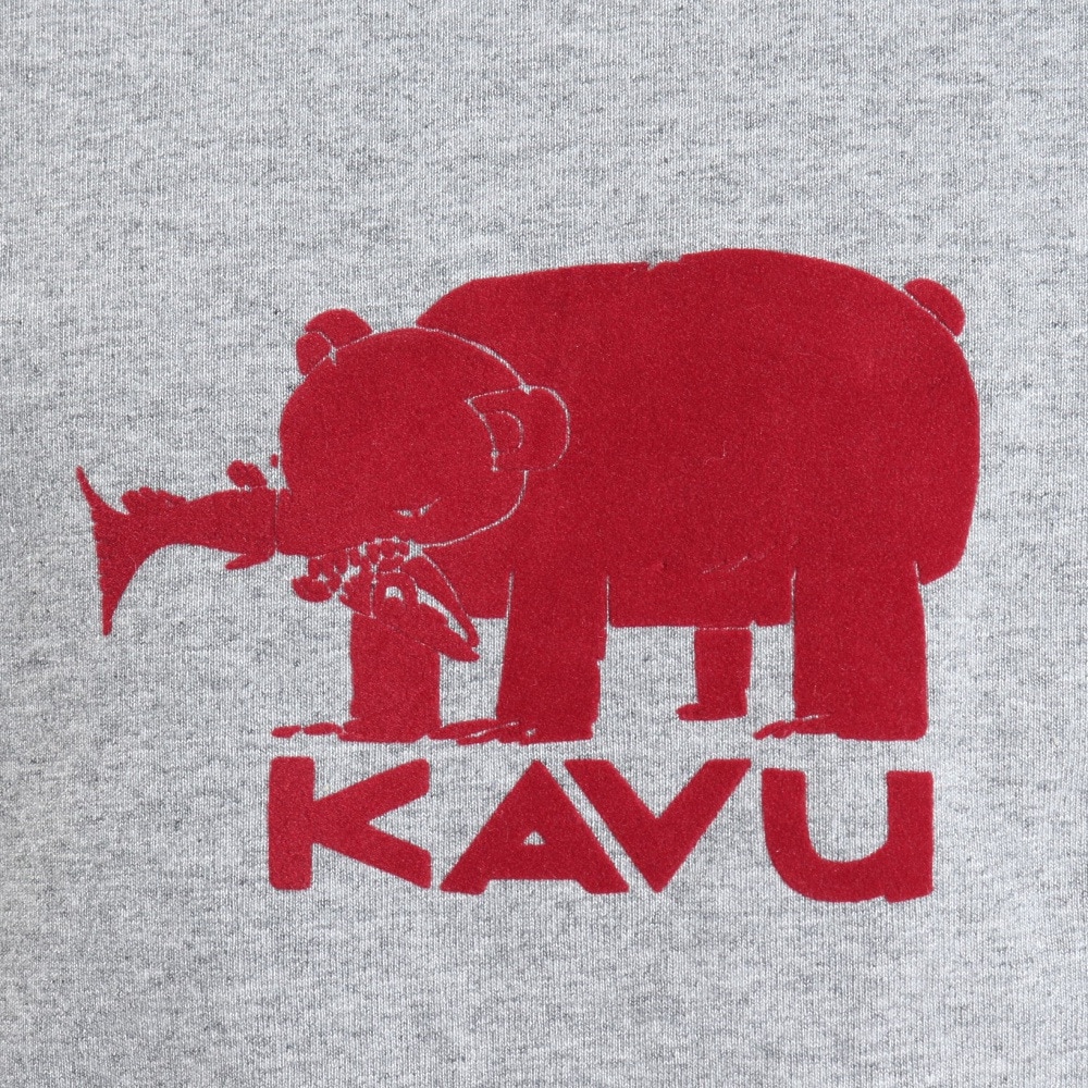カブー（KAVU）（キッズ）ジュニア 半袖Tシャツ ベアTシャツ 19821873 H/GR グレー