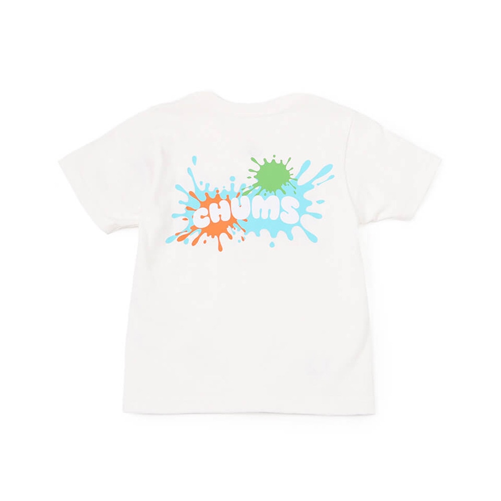 チャムス（CHUMS）（キッズ）ジュニア 半袖Tシャツ ウォーターガンTシャツ CH21-1322-W001 ホワイト