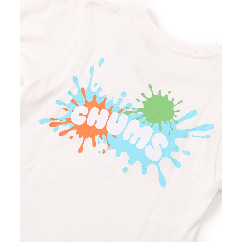 チャムス（CHUMS）（キッズ）ジュニア 半袖Tシャツ ウォーターガンTシャツ CH21-1322-W001 ホワイト