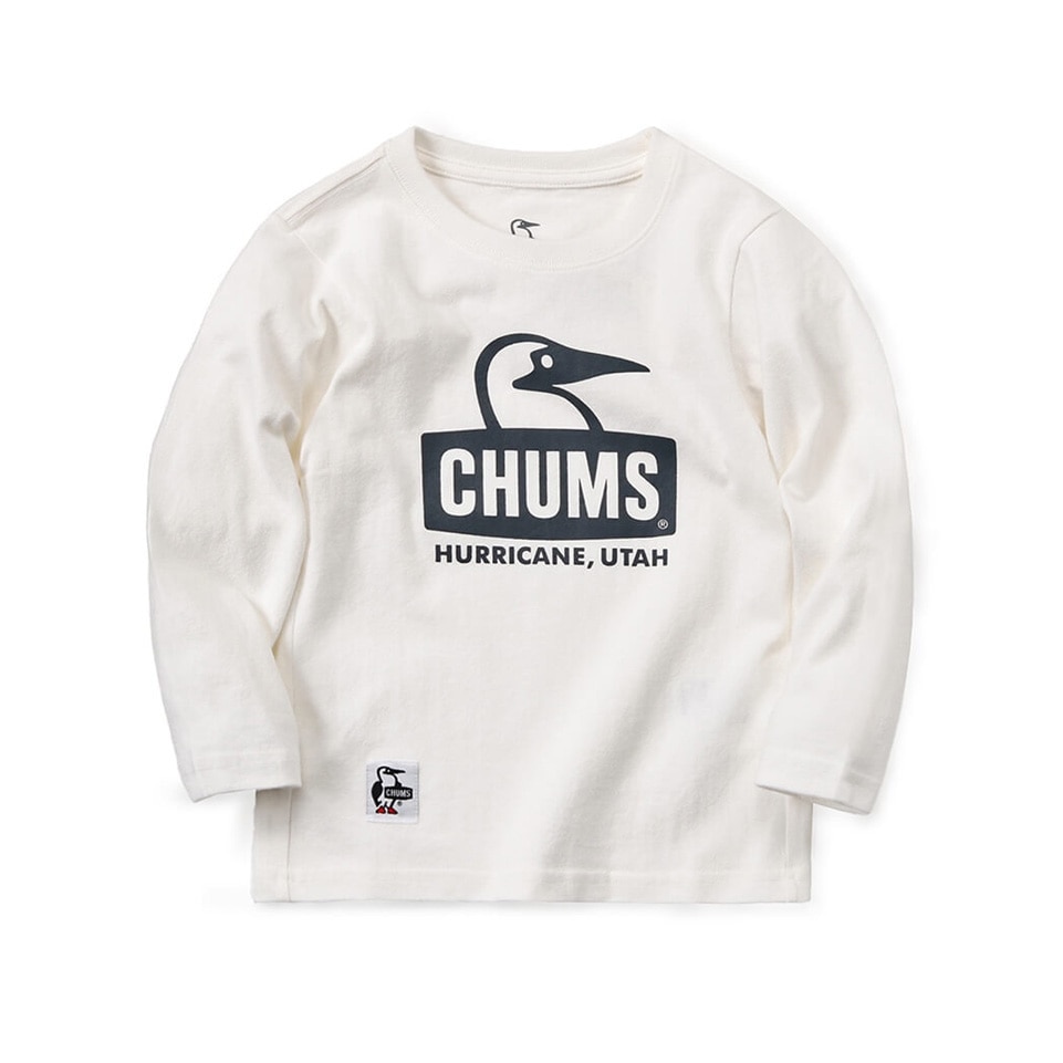 チャムス（CHUMS）（キッズ）キッズ ブービーフェイス ブラッシュド ロングスリーブTシャツ CH21-1293-W071