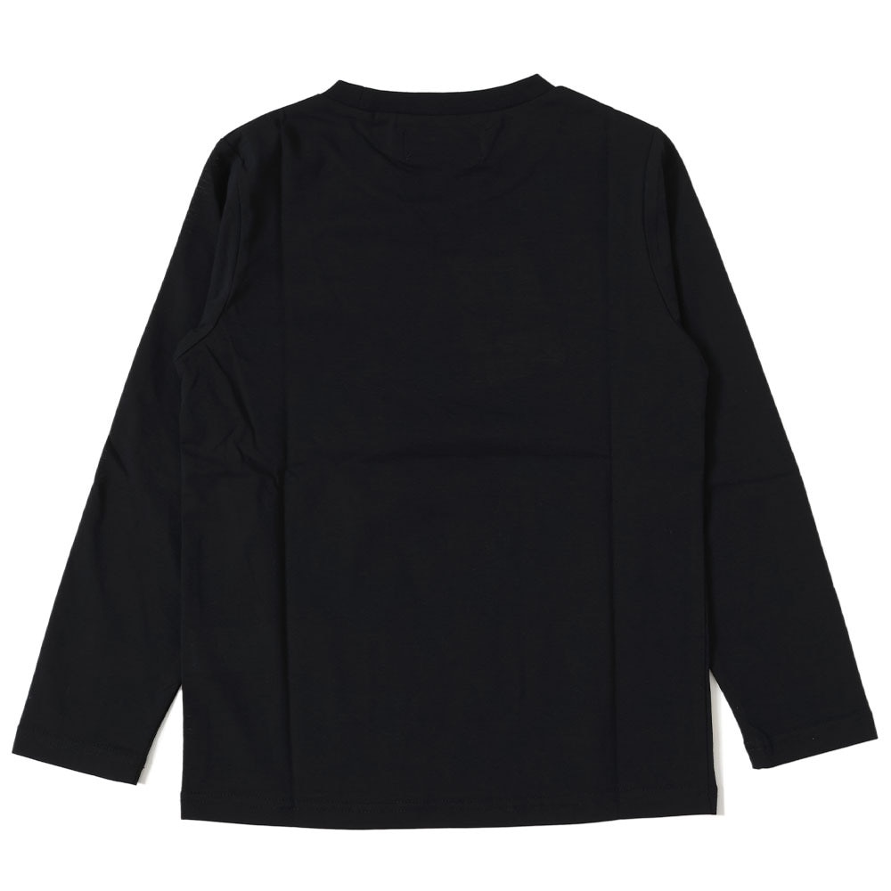 クリフメイヤー（KRIFF MAYER）（キッズ）ジュニア Tシャツ 長袖 UVさらすべ蓄光白亜ロンT 2337844K-19:BLACK ブラック UVケア